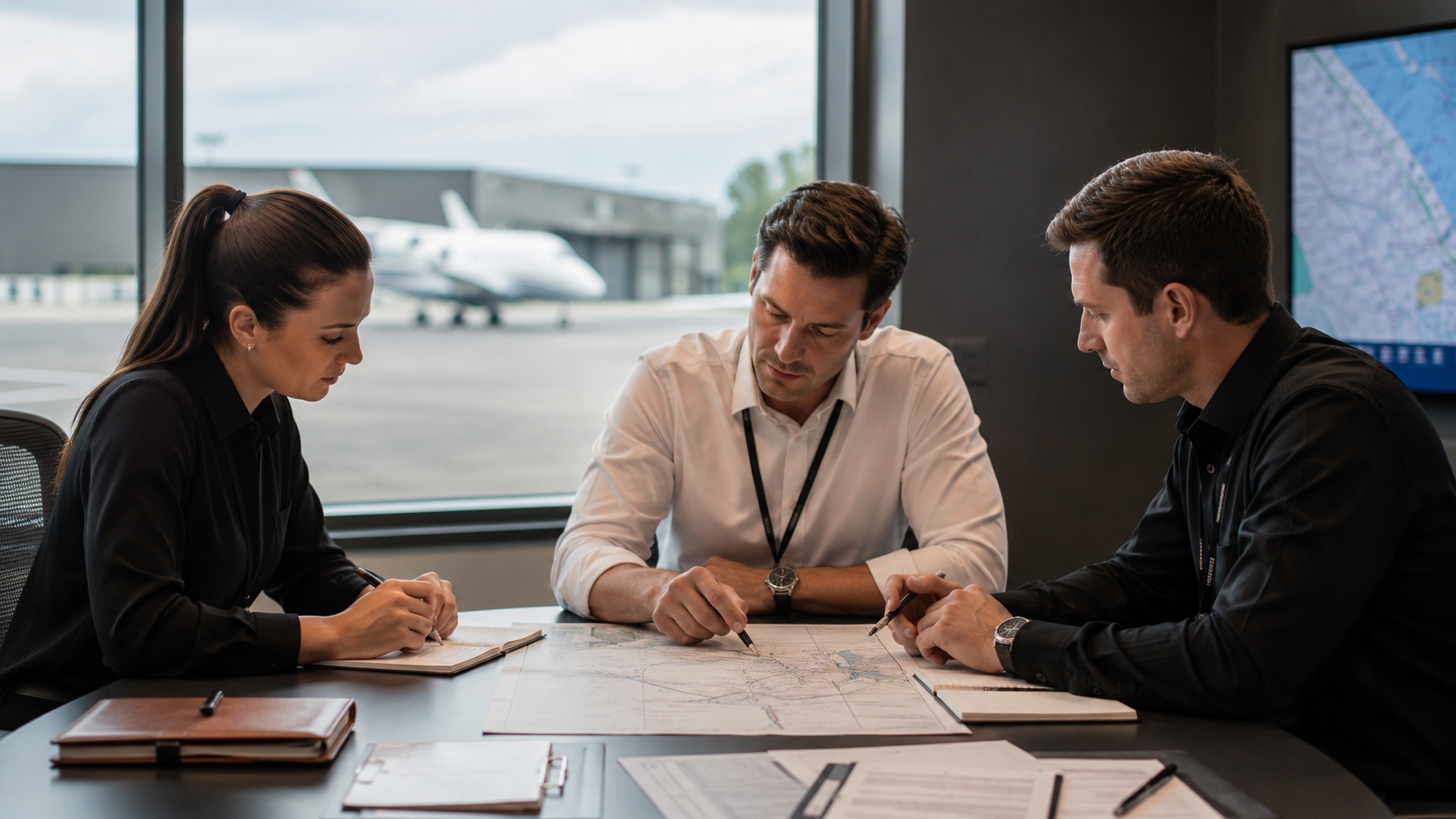 Charter mission planning and customer coordination