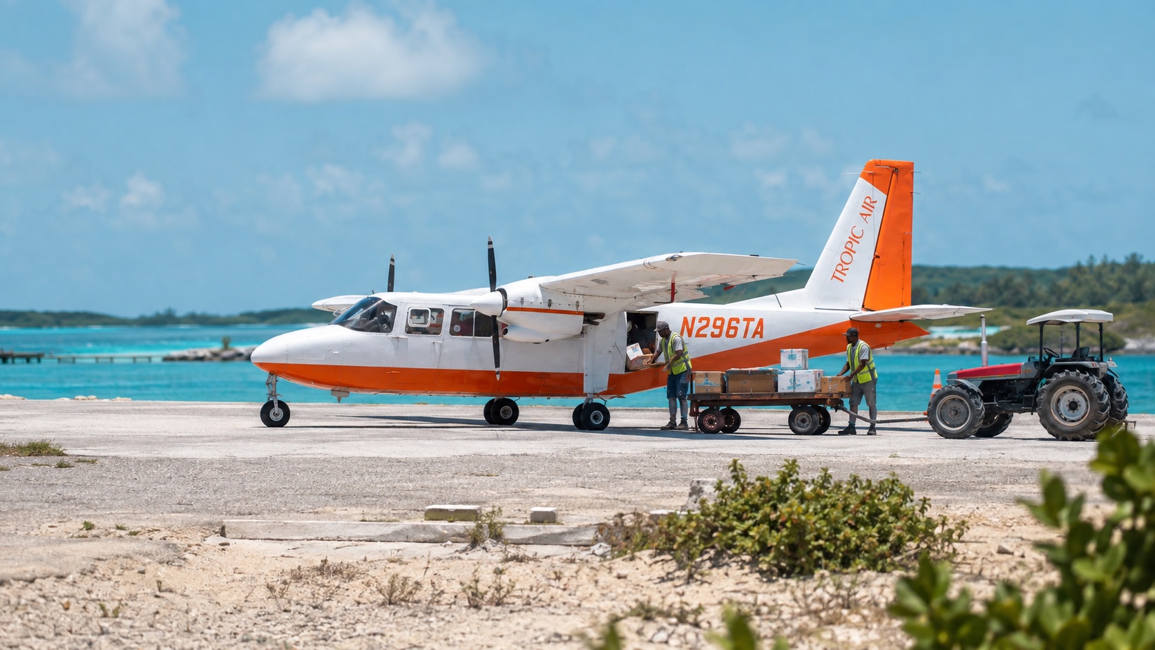 Bahamas island destination and aviation operations